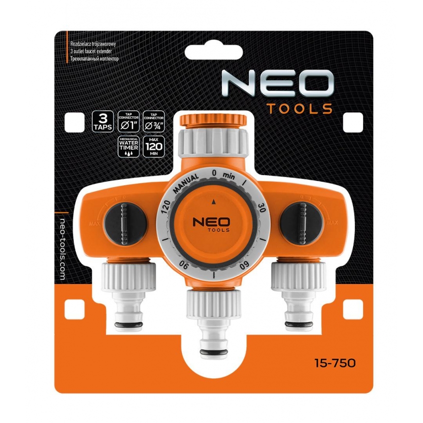 Neo 3 valve manifold, 2 outlets