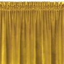 Soft and shiny velvet night curtain Eurofirany SAMANTA 140X270cm, strip / tunnel / hooks, color: mustard Soft and shiny velvet night curtain Eurofirany SAMANTA 140X270cm, strip / tunnel / hooks, color: mustard