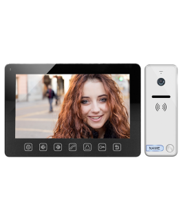 Orno Video intercom kit, handset, color, 7 inch LCD, OSD menu, gate control, black NOVEO
