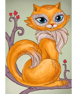 Beldizart IŠPARDAVIMAS (nebegaminamas) Wise Kitty 27 х 38 cm WD203