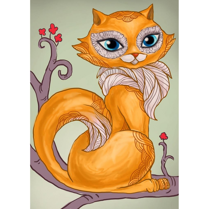 Beldizart SALE (discontinued) Wise Kitty 27