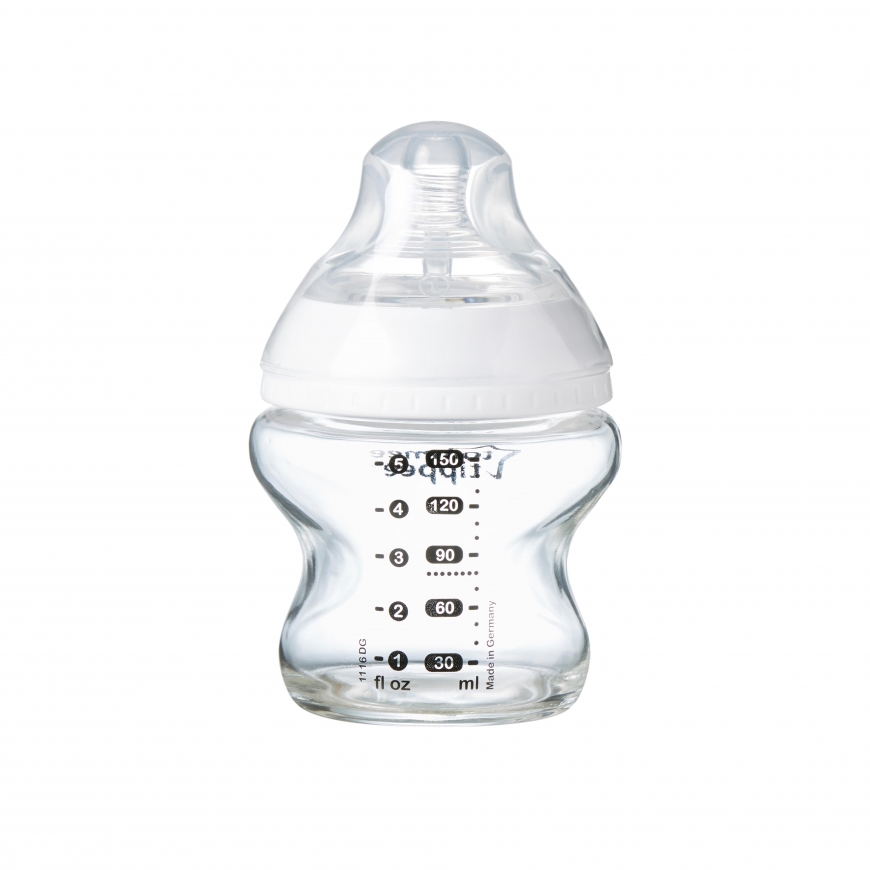 TOMMEE TIPPEE stiklinis buteliukas CTN 150ml 0m+ 42243777 – 2