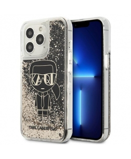 Case Karl Lagerfeld KLHCP13XLGGKBK iPhone 13 Pro Max 6.7 inch Black/Black hardcase liquid Gkratter Gatsby