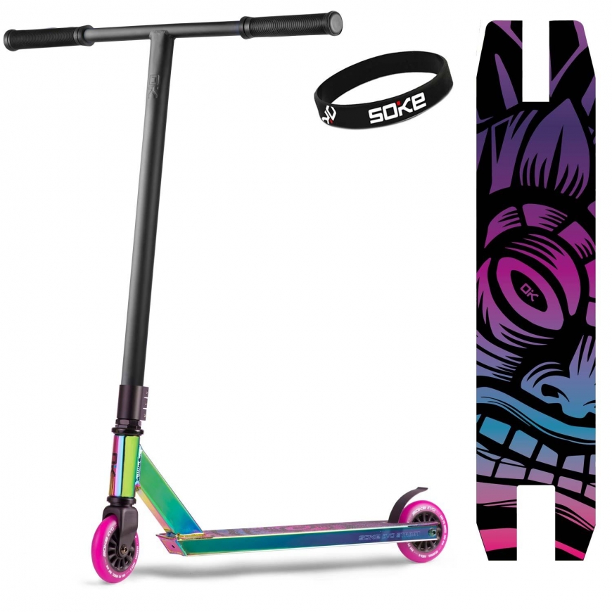 SOKE EVO Street Black Neochrome Stunt