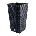 Prosperplast Pot with insert Rato Square DRTS265 anthracite Prosperplast Pot with insert Rato Square DRTS265 anthracite