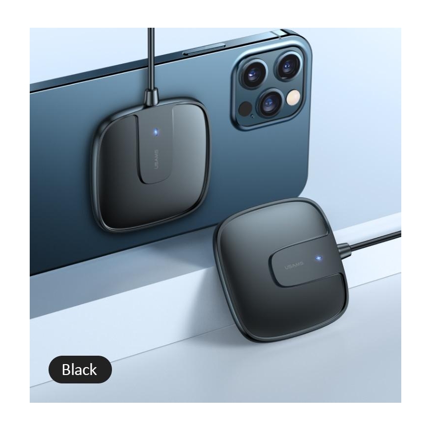 USAMS wireless magnetic charger 15W, Black
