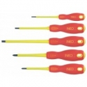 Neo 1000V insulated screwdrivers 5 pcs. (04-220)