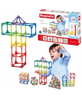 Magnetinis konstruktorius 110 vnt. Woopie