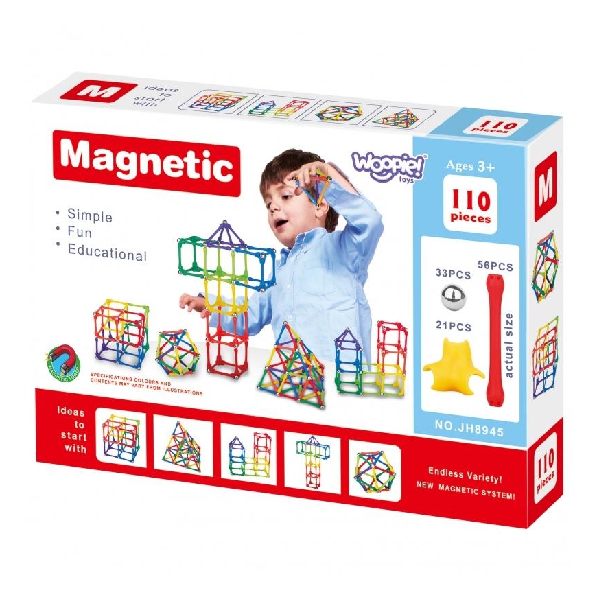 Magnetic constructor 110 pcs. Whoopie – 2
