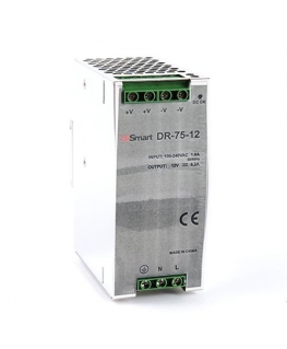 Hismart Power supply 12V, 6.3A, 75W, DIN