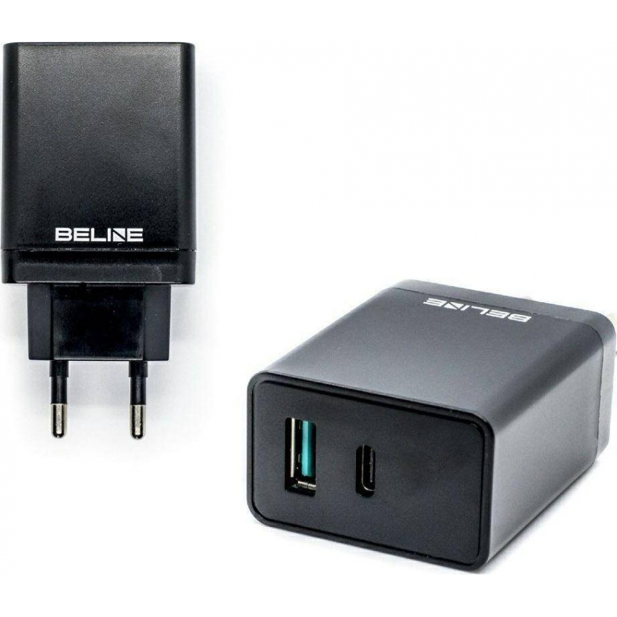 „Beline“ įkroviklis 1 x USB-A 1 x USB-C 5 A (5903657579996)