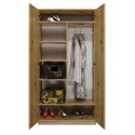 Topeshop SD-90 ART KPL magamistoa garderoob ja kapp 7 riiulid 2 uks(ed) Tamm Topeshop SD-90 ART KPL magamistoa garderoob ja kapp 7 riiulid 2 uks(ed) Tamm