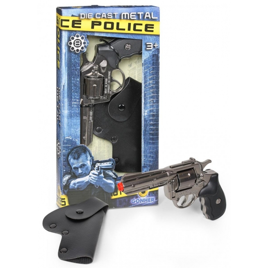 Pulios Metal police revolver with Gonher cabaret