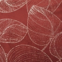Eurofirany BLINK / 16 Velvet table runner with large leaf pattern, 35X180 cm, color: brick Eurofirany BLINK / 16 Velvet table runner with large leaf pattern, 35X180 cm, color: brick
