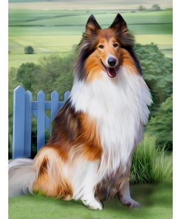 Beldizart Deimantinio dažymo rinkinys Collie 30х40 cm AZ-1464