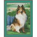 Beldizart Diamond painting set Collie 30х40 cm AZ-1464 Beldizart Diamond painting set Collie 30х40 cm AZ-1464