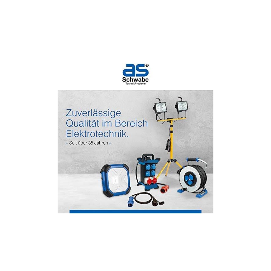As Schwabe Extension cord with tripod SCHWABE H07RN-F 3G2.5 5m – 4