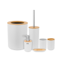 Teesa Bathroom accessories set (6 pcs) white Teesa Bathroom accessories set (6 pcs) white