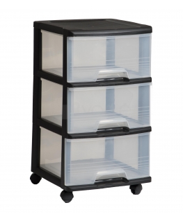 Curver 39 cm black strip (50380)