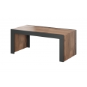Cama MILA suolas/stalas 120x60x50 ąžuolas wotan + antracitas Cama MILA suolas/stalas 120x60x50 ąžuolas wotan + antracitas