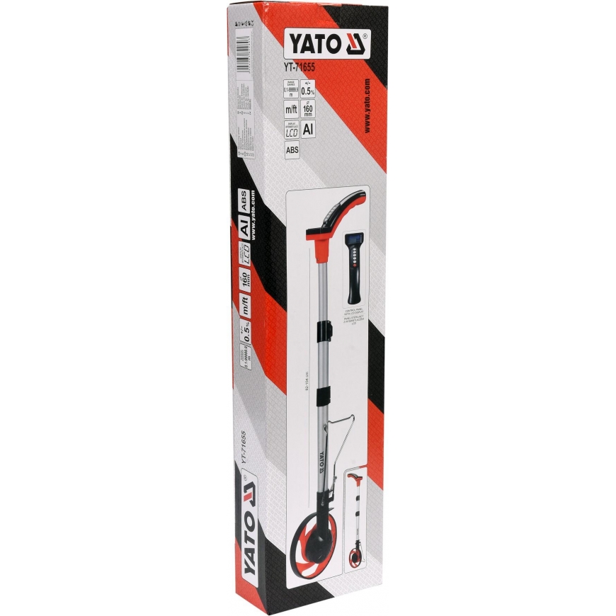Yato digital measuring wheel, odometer 0.1-10000m YT-71655 – 4