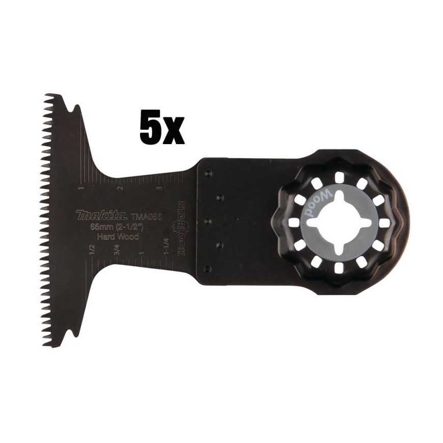 Makita B-64901-5 Plunge cutting discs 65mm TMA056 HCS, STARLOCK, Wood, 5Pcs – 5