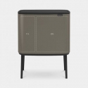 Brabantia Bo Touch Bin 34 L Прямоугольный Платиновый Brabantia Bo Touch Bin 34 L Прямоугольный Платиновый