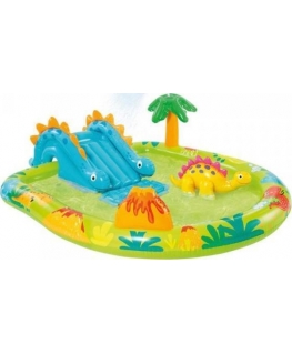 Inflatable pool (playground) INTEX Rainbow Ring Play Center 297x193x135 cm
