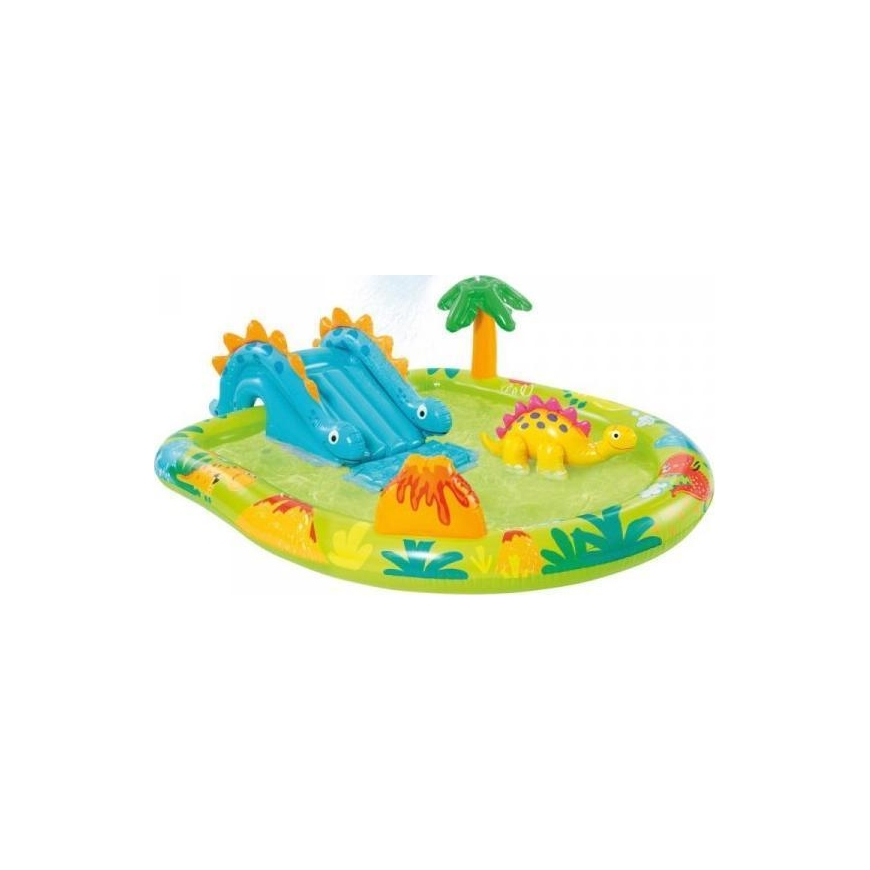 Pripučiamas baseinas (žaidimų aikštelė) INTEX Rainbow Ring Play Center 297x193x135 cm
