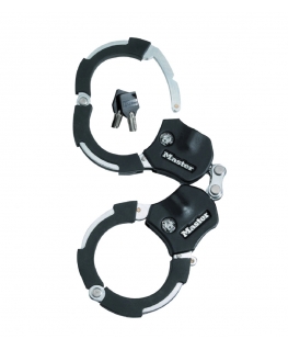 MASTER LOCK Street Cuff Slot Juoda, Sidabras 360 mm Žiedo formos spyna