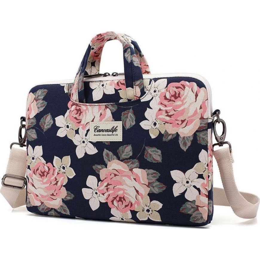 Canvaslife 15"-16" navy pink
