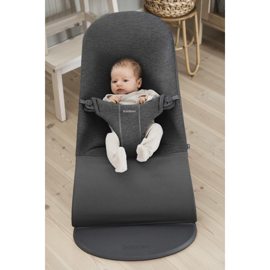 BABYBJÖRN gultukas BLISS 3D Jersey, tamsiai pilkas – 2