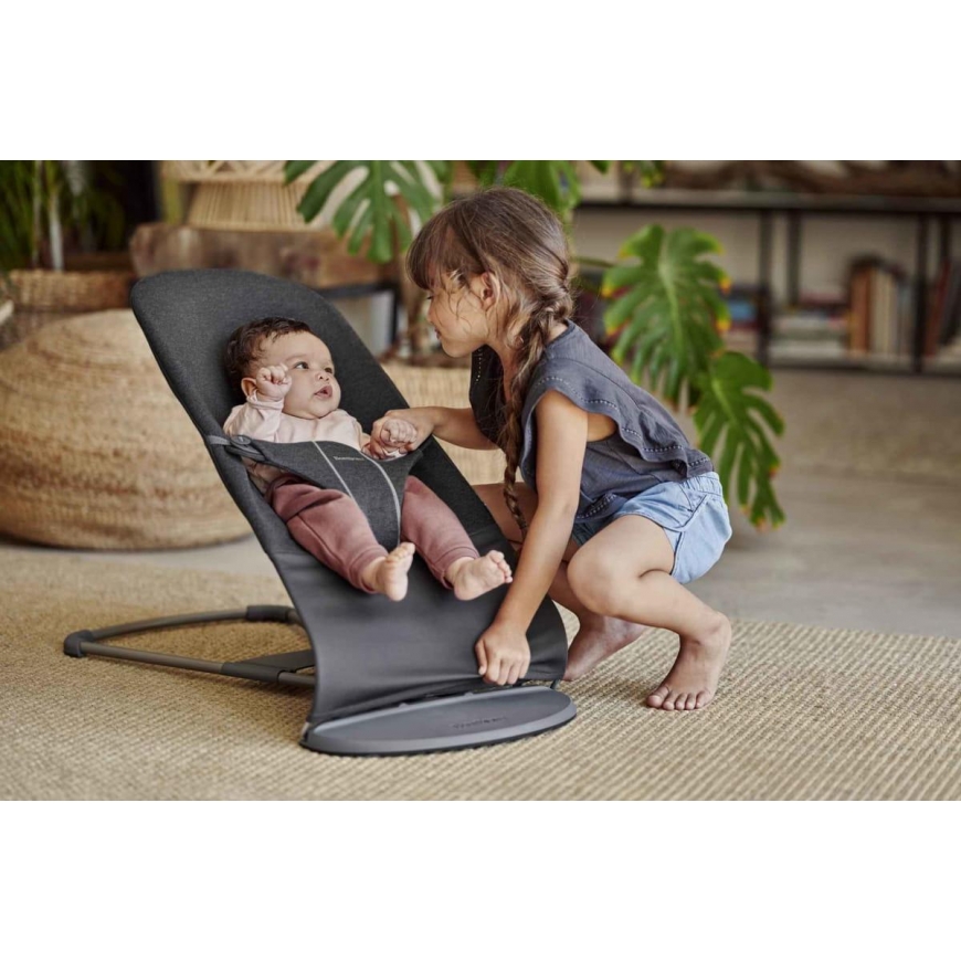 BABYBJÖRN cot BLISS 3D Jersey, dark grey – 5