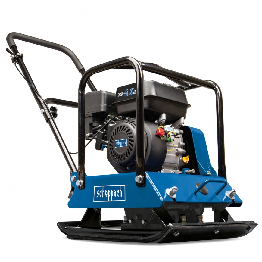 Scheppach HP2200S Vibratsiooniplaat Bensiin 6,5 hp 196 cm³ 25 m/min 35 cm 3,5 l