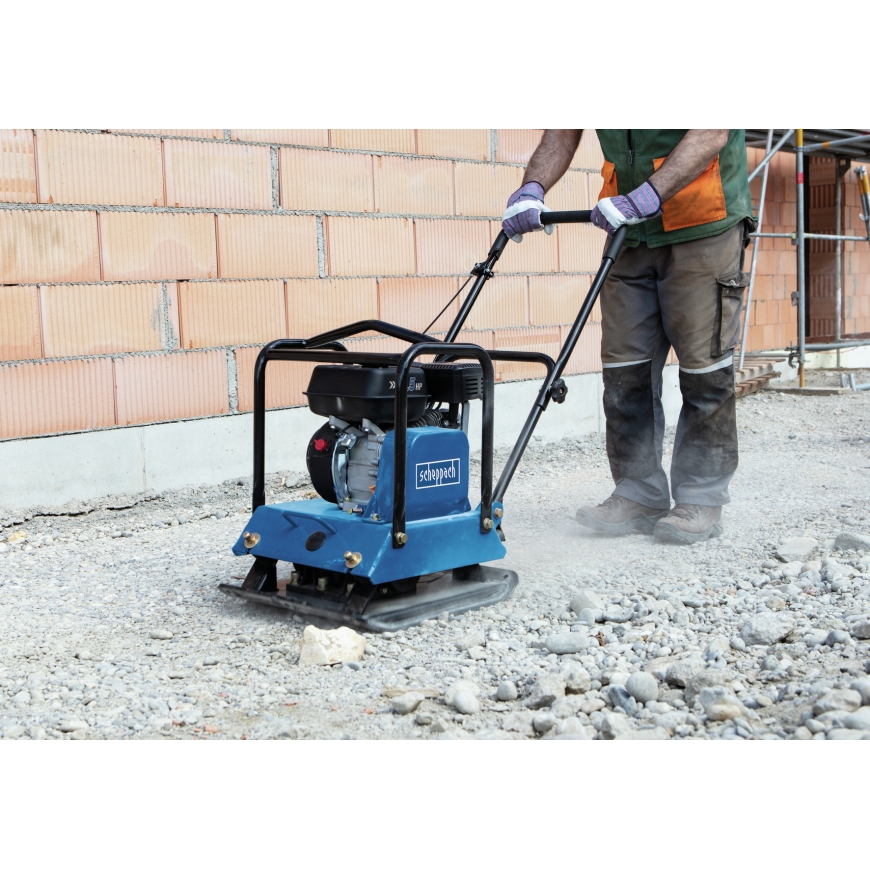 Scheppach HP2200S Виброплита Бензин 6,5 hp 196 cm³ 25 м/мин 35 cm 3,5 L – 2