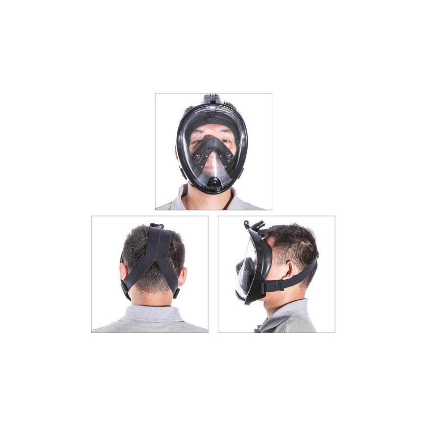 Pink Free Breath nardymo kaukė M2068G L/XL rožinė – 2