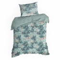 Eurofirany TERRA COLLECTION AVINION1 Mako satin cotton bedding set with floral pattern, 140 X 200 cm, 1 pc. 70 X 90 cm Bedding