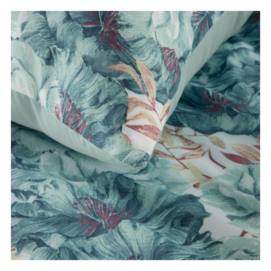 Eurofirany TERRA COLLECTION AVINION1 Mako satin cotton bedding set with floral pattern, 140 X 200 cm, 1 pc. 70 X 90 cm Bedding – 5