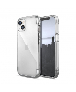 „Raptic X-Doria Air dėklas iPhone 14“ šarvuotas sidabrinis dangtelis
