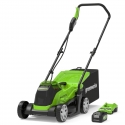 Greenworks 2516107UB ruohonleikkuri Perässäkäveltävä ruohonleikkuri Akku Musta, Vihreä Greenworks 2516107UB ruohonleikkuri Perässäkäveltävä ruohonleikkuri Akku Musta, Vihreä