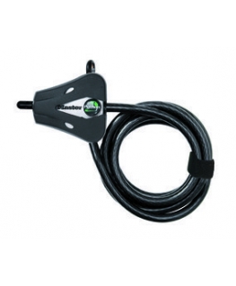 MASTER LOCK 8417EURDPRO Musta 1800 mm Vaijerilukko