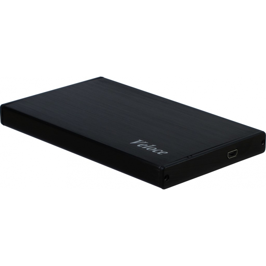 Inter-Tech Veloce GD-25612 Juoda 2.5" USB maitinimas