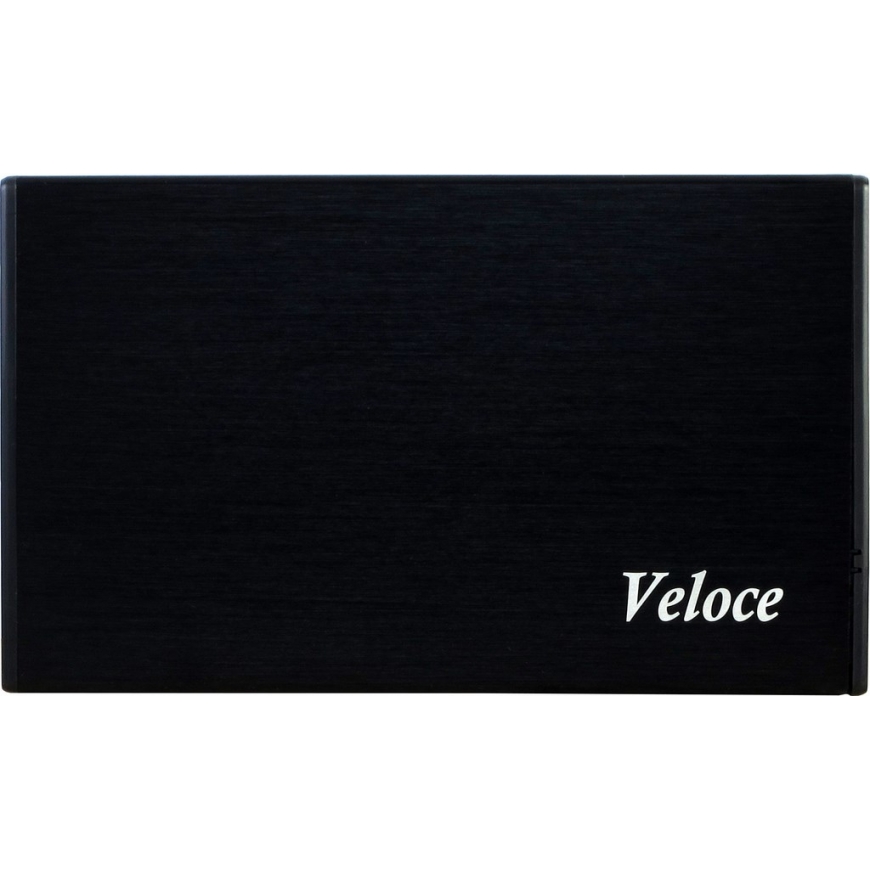 Inter-Tech Veloce GD-25612 Juoda 2.5" USB maitinimas – 2