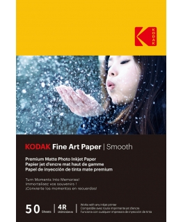 Kodak Fine Art Paper 230g Matte Coated Smooth 4/6x50