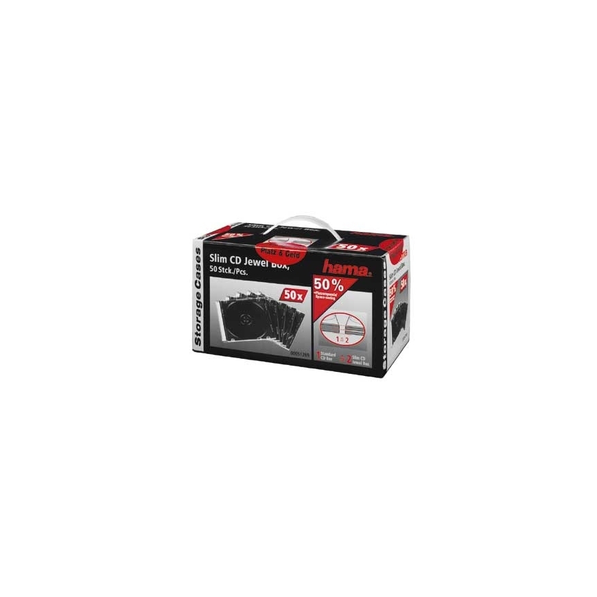 Hama CD Slim Jewel Case, pack