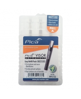 Pica VISOR permanent replacement refills white