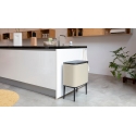 Brabantia Bo Touch Bin 34 l 2 korv(id) Beež Brabantia Bo Touch Bin 34 l 2 korv(id) Beež