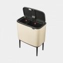 Brabantia Bo Touch Bin 34 l 2 korv(id) Beež Brabantia Bo Touch Bin 34 l 2 korv(id) Beež