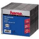 Hama CD Slim Box, black, pack of 25 pcs 1 discs Hama CD Slim Box, black, pack of 25 pcs 1 discs