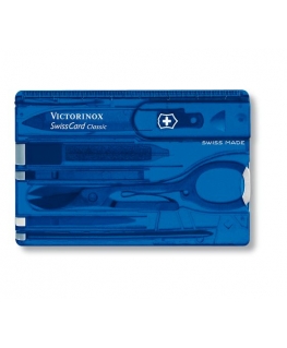 Victorinox SwissCard Classic кейс для маникюрного набора и косметики Синий, Прозрачный ABS синтетика